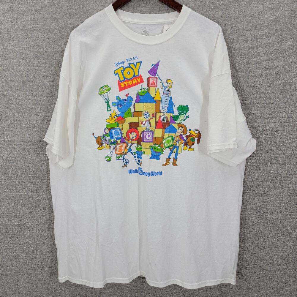 Disney Toy Story White Graphic T-Shirt